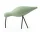 Dřevěný ptáček Shorebird Large, dusty green / black