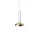 Závěsná lampa Blend, traffic white/brass