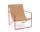Křeslo Desert Lounge Chair, poppy red / sand