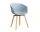 Židle AAC 22 Lacquered Oak Veneer, slate blue