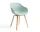 Židle AAC 222 Lacquered Oak Veneer, dusty mint