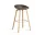 Barová stolička AAS 32 High Lacquered Oak Veneer, raisin