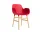 Židle Form s područkami Oak, bright red