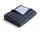 Pléd Mega Dot Organic 235x245, midnight blue