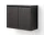Závěsná skříňka Cabinet Tall w. Doors, black ash