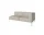Dvoumístná otevřená pohovka Caisa Brushed Steel / Nantes sand, pravá