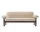 Pohovka Brasilia, Sheepskin nature/dark stained oak