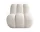 Křeslo Toe, off-white
