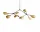 Závěsné svítidlo Stingray, brass (5m)