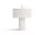 Přenosná stolní lampa Margin, white canvas