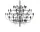 Lustr 2097/50 Frosted Bulbs, chrome