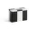 Plechová dóza Tin Container Medium, black and off-white