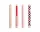 Svíčky Pattern Candle set 4ks, reds and bordeaux