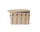 Papírový úložný box Pulp Small set 2 ks, brown
