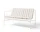 Prošívaný podsedák Palissade Lounge Sofa Soft Quilted Cushion, cream white