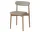 Čalouněná jídelní židle Merge Oiled Oak, sand
