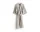 Župan Waffle Bathrobe, stripe dusty blue