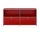 Komoda USM Haller C2, ruby red