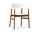 Židle Herit Armchair Smoked Oak, white