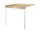 Výklopný stolek String Folding Table, oak/white