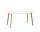 Stůl CPH Deux 210 L140, pearl white/oak