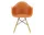 Židle Eames DAW, rusty orange
