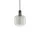 Závěsná lampa Amp Small, smoke / black