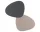 Oboustranné prostírání Double Curve L, anthracite / light grey