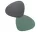 Oboustranné prostírání Double Curve L, anthracite / pastel green