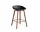 Barová stolička AAS 32 Low Lacquered Walnut Veneer, black