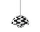Závěsná lampa Flowerpot VP7, black/white