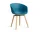 Židle AAC 22 Lacquered Oak Veneer, azure blue
