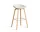 Barová stolička AAS 32 High Lacquered Oak Veneer, melange cream