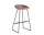 Barová stolička AAS 38 High Black Powder Coated Steel, soft brick