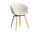 Židle AAC 22 Lacquered Oak Veneer, melange cream