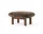 Ottoman Brasilia, Sheepskin root/dark stained oak