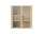 Nástěnná skříňka Cana Wall Cabinet, white oiled oak