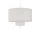 Závěsná lampa Margin Ø70, white canvas