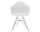 Židle Eames DAR, cotton white