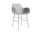 Židle Form s područkami Steel, warm grey