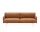 Třímístná pohovka Outline Soft, cognac