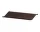 Police String Shoe Shelf Metal 78 x 30, dark brown