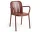 Zahradní židle Deville s područkami, iron red