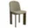 Židle Chisel 65, green umber lacquered beech / Linara 313