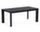 Rozkládací stůl Chisel 630 Rectangular 180x95 cm, black lacquered oak