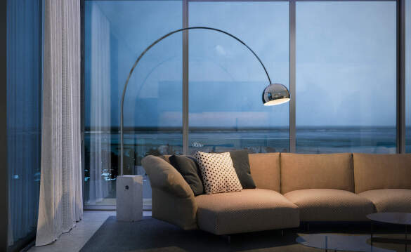 Stojací lampy Arco od Flos