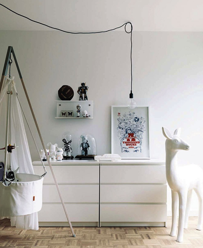 Nursery, cradle / Dětský pokojík, kolébka