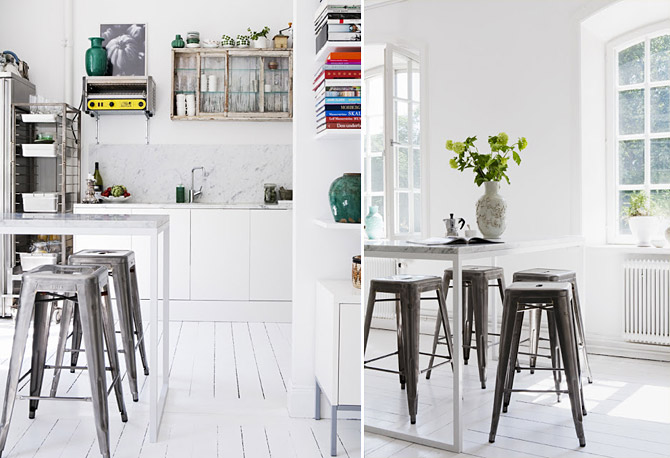 Mramor v interiéru - mramorový obklad v kuchyni / Marble in the kitchen