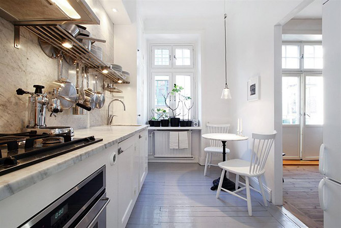 Mramor v interiéru - mramorový obklad v kuchyni / Marble in the kitchen